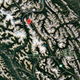 Howse Peak’s location within Banff National Park